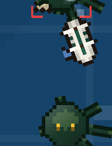 A pixel-art Republic ship under fire and a green pirate vessel on open water.