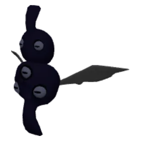 Seal, a low-poly model on a dark ground.